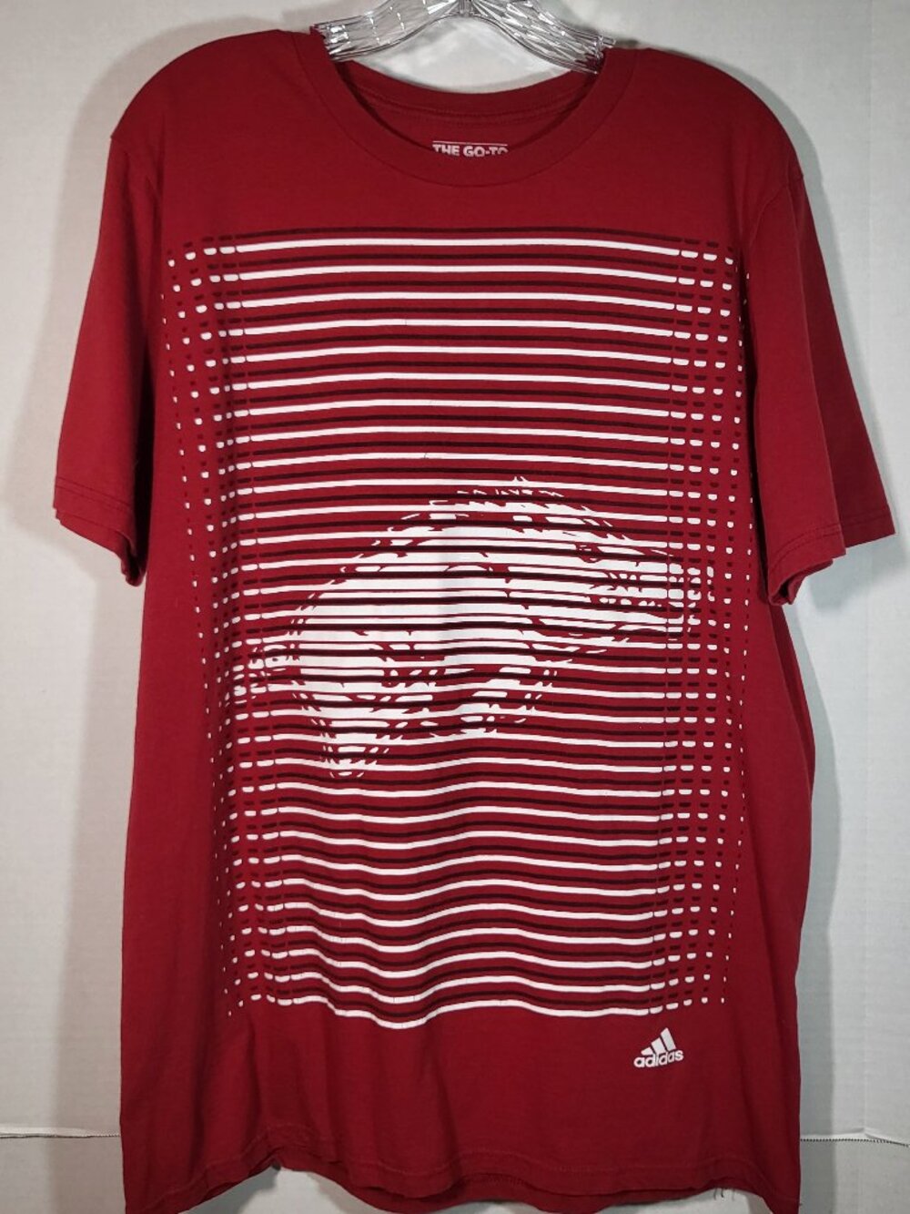 Adidas Woman's The Go-To Tee Vintage Y2K Arkansas Razorbacks T Shirt Size Large